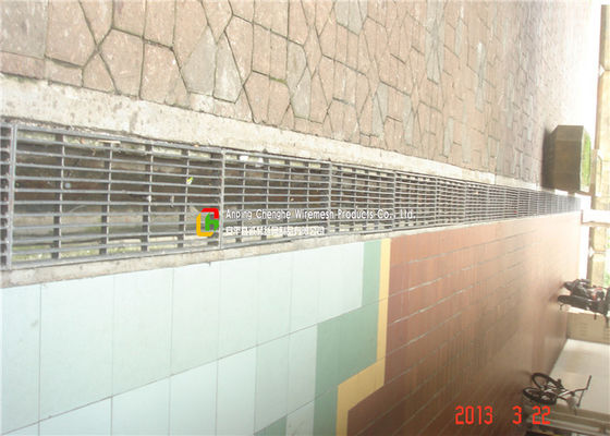 Cuscinetto d'acciaio Antivari della copertura dello scolo della griglia saldato estremità per la rete fognaria della plaza